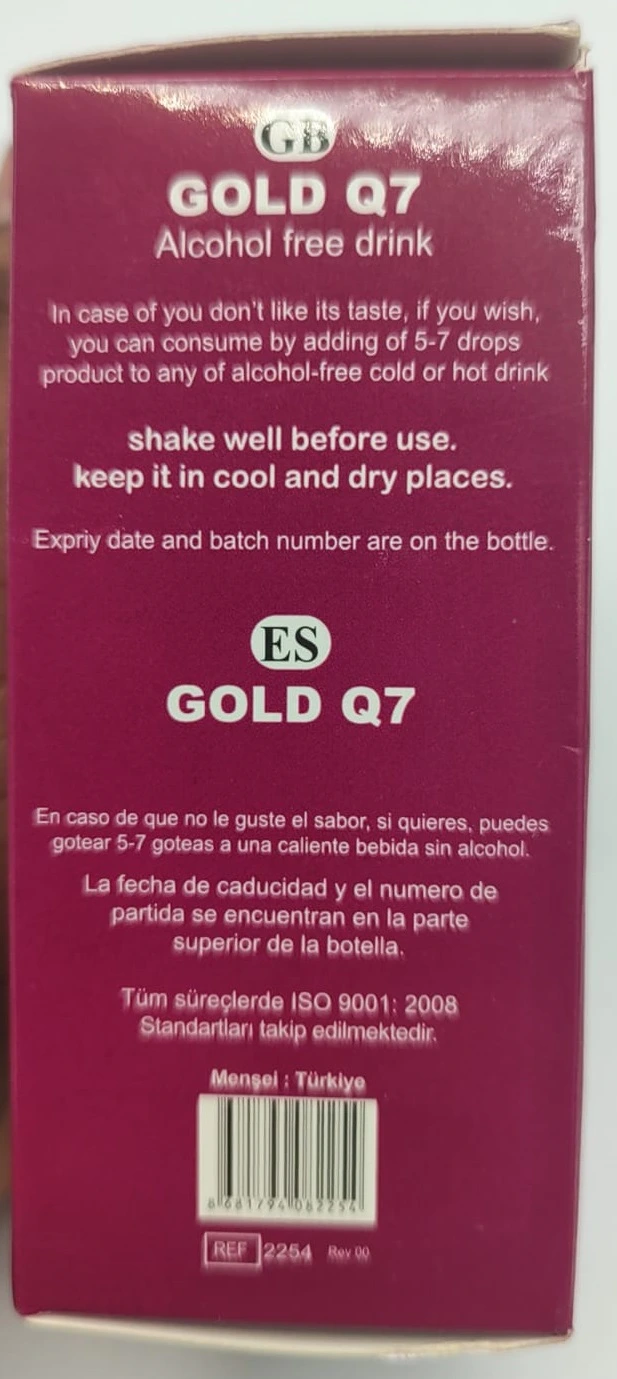 gold q7 drop for lady