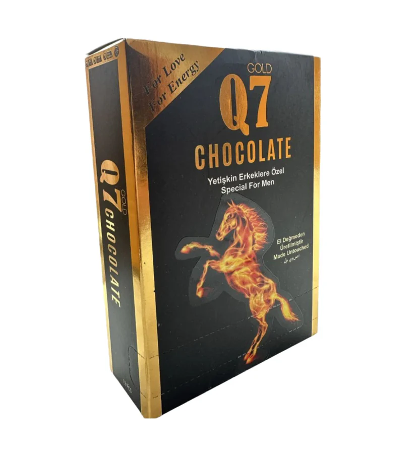 gold q7 original chocolate energizing for men , 1 piece bar